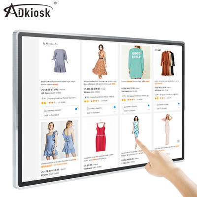 Android FHD Reklama Digital Signage 55-calowy 65-calowy wyświetlacz LCD reklamowy