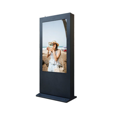 55-calowy ekran 4K Outdoor Digital Sign Board Wyświetlacz 89 Kąt wodoodporny