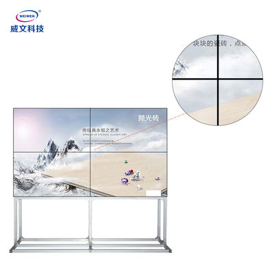 2k 4k Ekran ścienny LCD 1.8mm Bezel 2x3 Rozdzielczość FHD 49 cali