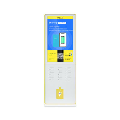 Kiosk do ładowania telefonu komórkowego GPRS 5000 mah 24 porty z 43-calowym ekranem