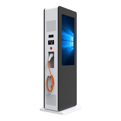 Pojazd 240V Reklama LCD Digital Signage Plakat montowany na podłodze z wtyczką