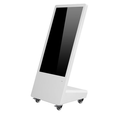 Ruchoma reklama LCD Digital Signage 32-calowy Totem z uniwersalnymi kołami