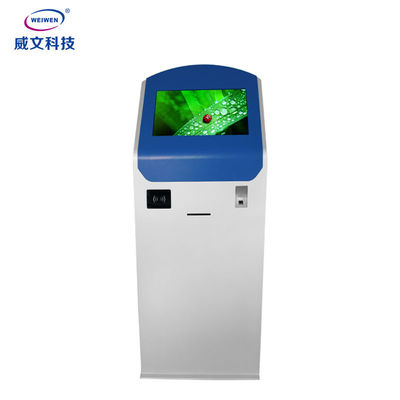 Kolejka Self Service Ticket Kiosk Terminal 19-calowy stojak podłogowy Stal 1,5 mm