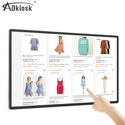 Interaktywny kiosk z ekranem dotykowym Android do montażu na ścianie 21,5 cala 300 cd / m2