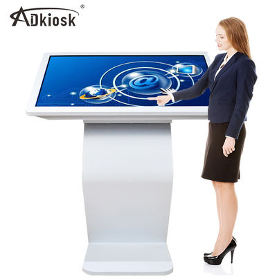 Mall Interaktywny cyfrowy ekran dotykowy Monitor kiosku kryty 32 cale 43 cale