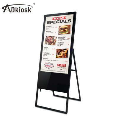 Inteligentna restauracja składana tablica menu LCD Digital Signage z pilotem