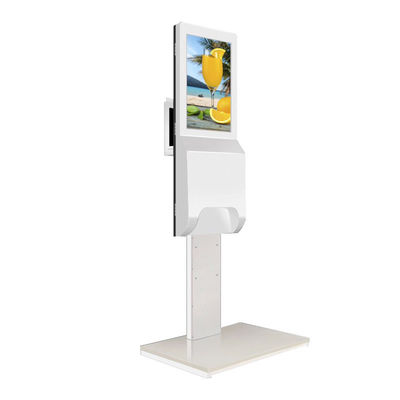 Wyświetlacz dotykowy 350 cd / m² 21,5-calowy kiosk do dezynfekcji rąk Android 7.1.2
