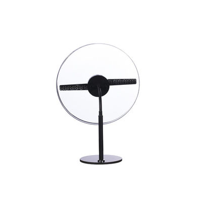 2200 mah Wbudowana bateria litowa 3D Hologram Wentylator z wentylatorem z 256 szt. Koralików LED 30 cm