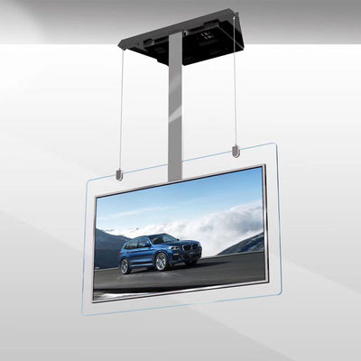 700 nitów Wiszący przezroczysty ekran LCD 55-calowy dwustronny wyświetlacz cyfrowy OLED