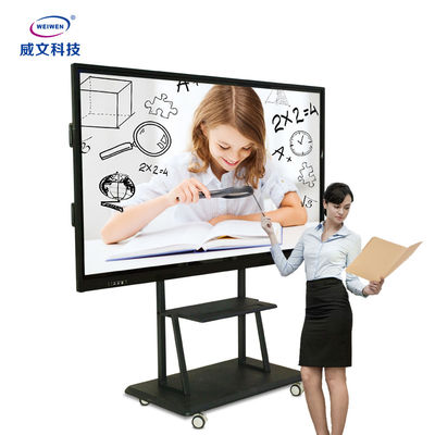 IPS 188W Cyfrowa tablica z ekranem dotykowym LCD UHD z przenośnym uchwytem
