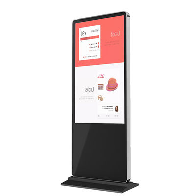 65-calowy interaktywny kiosk z ekranem dotykowym stojący Android dla banku