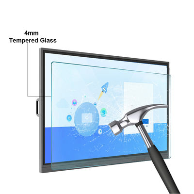 Tablica interaktywna z ekranem dotykowym LCD 75-calowa aluminiowa ramka 4k do nauczania