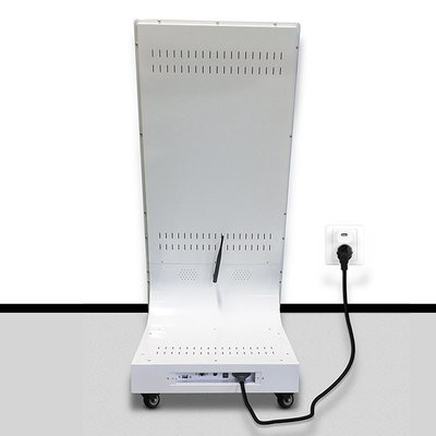 Ekran LCD 1.5A Self Service Kiosk Indoor Floor Stand CCC z kołem