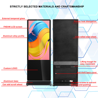 1080P LCD Stand Kiosk Ekran IPS H81 Płyta główna Interaktywny kiosk LCD