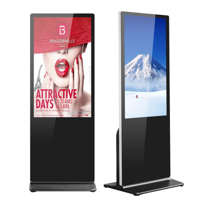Kryty 65-calowe stawki reklamowe Digital Signage Sieć Full Hd