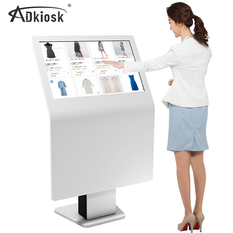 Niestandardowy interaktywny zewnętrzny Digital Signage 49-calowy stojak podłogowy 16: 9 Współczynnik proporcji