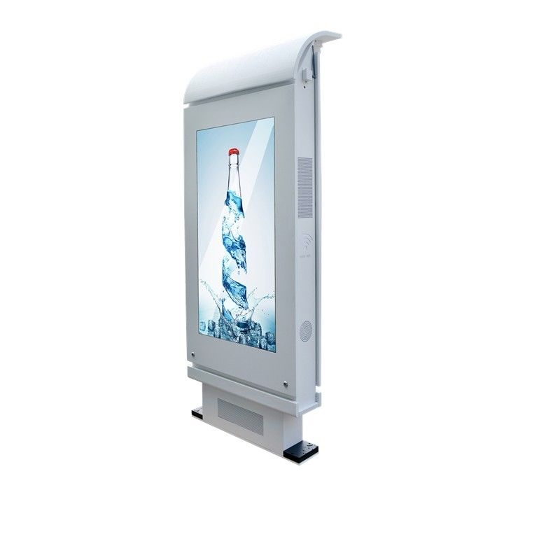 4000: 1 55-calowy Outdoor Digital Signage Wodoodporny stojący odtwarzacz reklamowy LCD