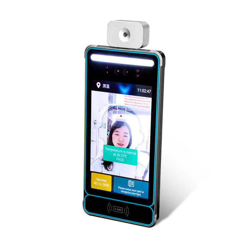 IPS All In One Face Recognition Terminal Termometr skanujący 8 cali 140 ° F Kontrola dostępu