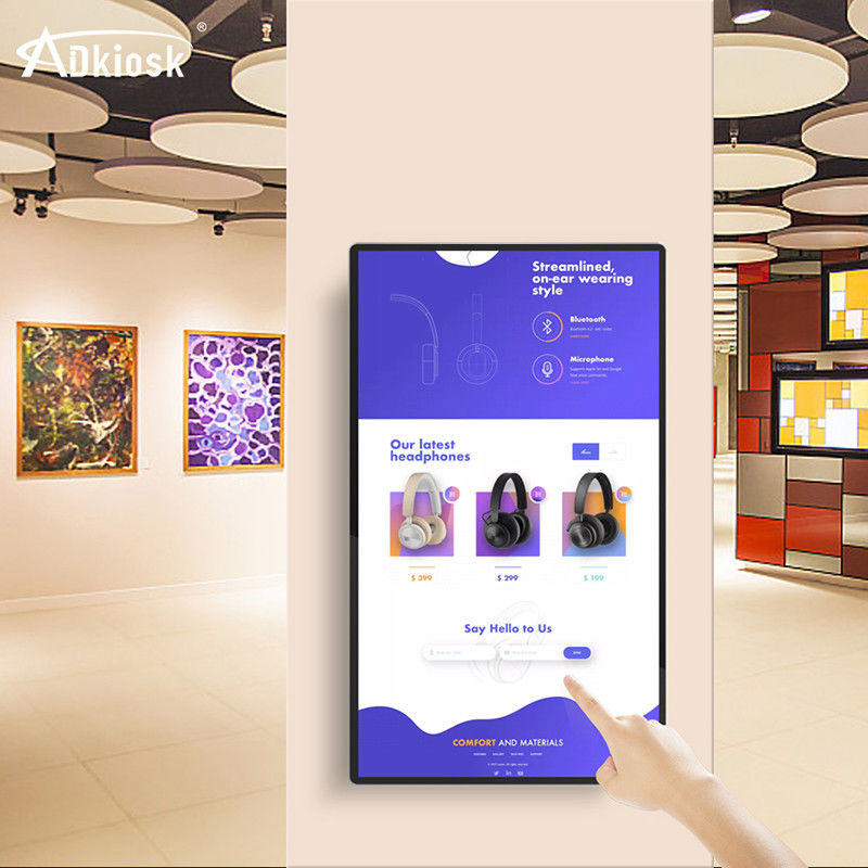 Mall Elevator Digital Signage 21,5-calowy ekran reklamowy LCD 16 GB pamięci
