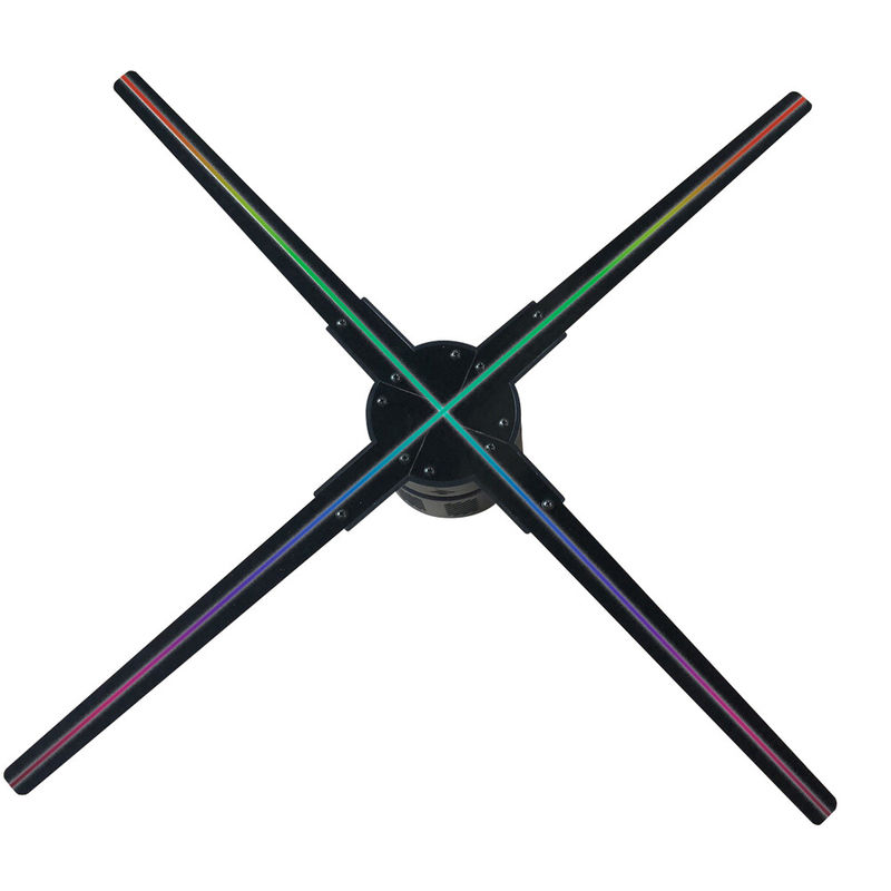 70 cm 16 GB Karta SD Karta TF 3D Hologram Wyświetlacz Wentylator LED Projektor reklamowy Cyfrowy wentylator