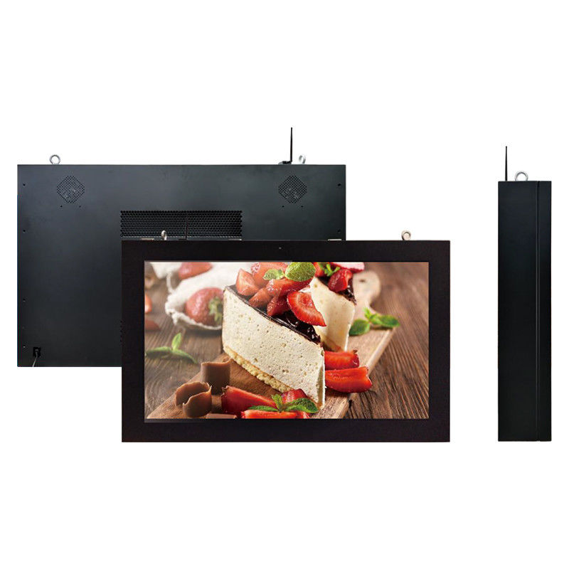 Wodoodporny odtwarzacz naścienny IP55 lub IP65 Outdoor Digital Signage