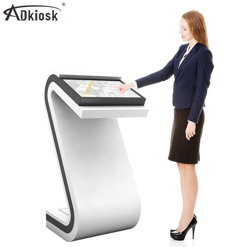 interaktywny kiosk z ekranem dotykowym typu Z o wysokiej rozdzielczości, pozioma fabryka wyświetlaczy typu all-in-one bezpośrednio;