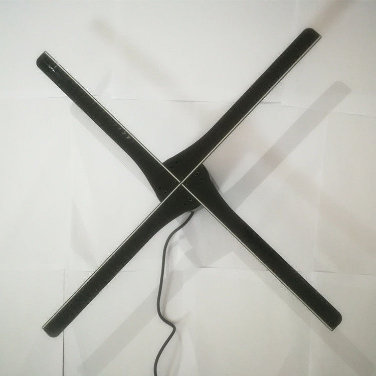 100 cm 1406 sztuk Koraliki do lampy LED Zawieszenie 3D Hologram Wentylator Wyświetlacz Światło Holograficzny wentylator projektora
