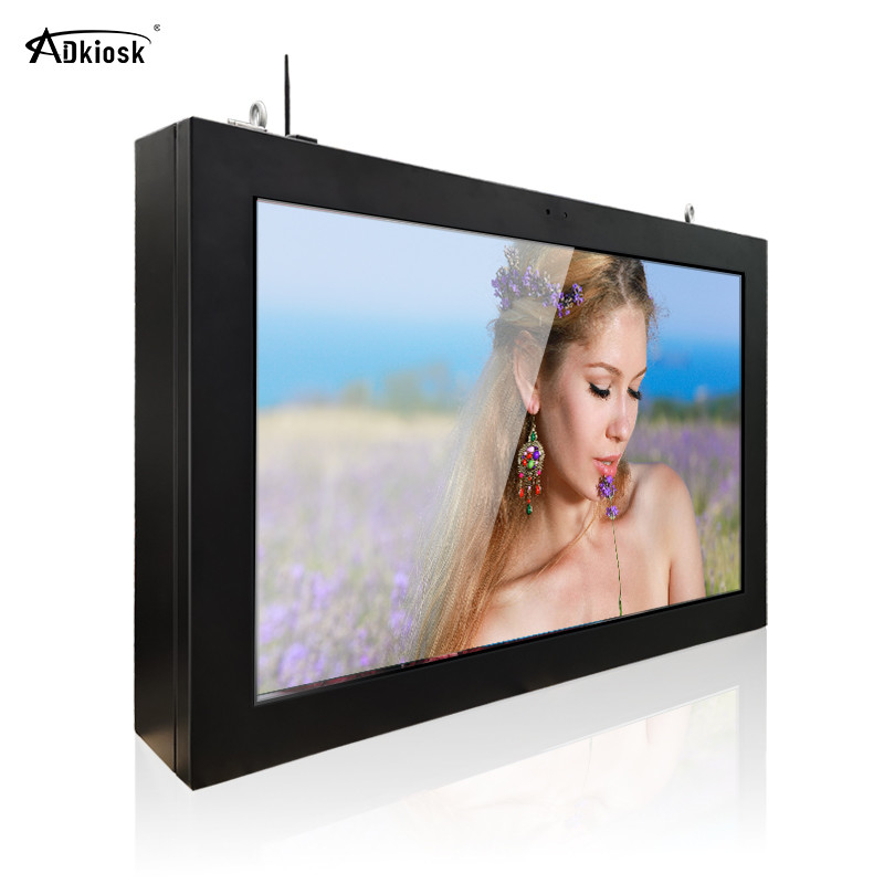 Full HD 1080p Ip55 Zewnętrzny ekran LCD Odtwarzacz reklamowy Digital Signage naścienny