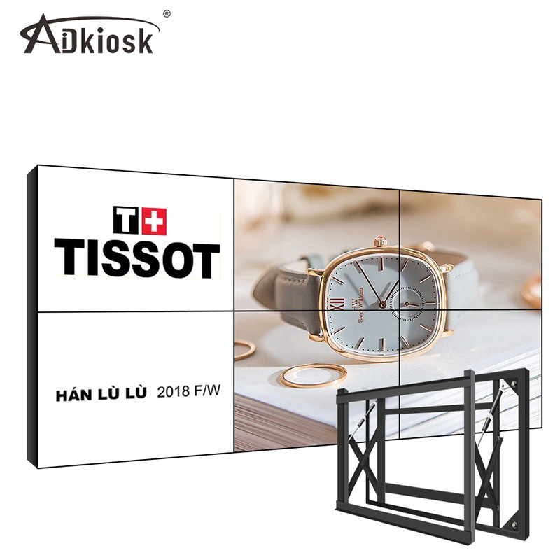 Łączenie ekranu LCD Video Wall Display 500cd / M2 12ms do sklepu samochodowego