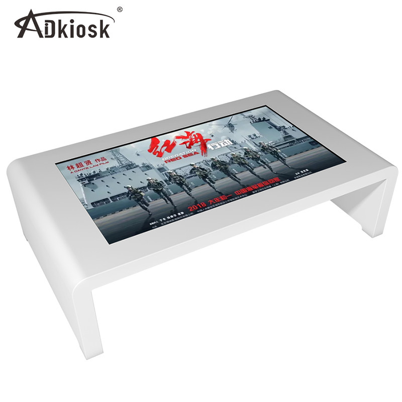 fabryka porcelany 55-calowy kryty PCAP dotykowy wodoodporny interaktywny inteligentny stolik kawowy do restauracji